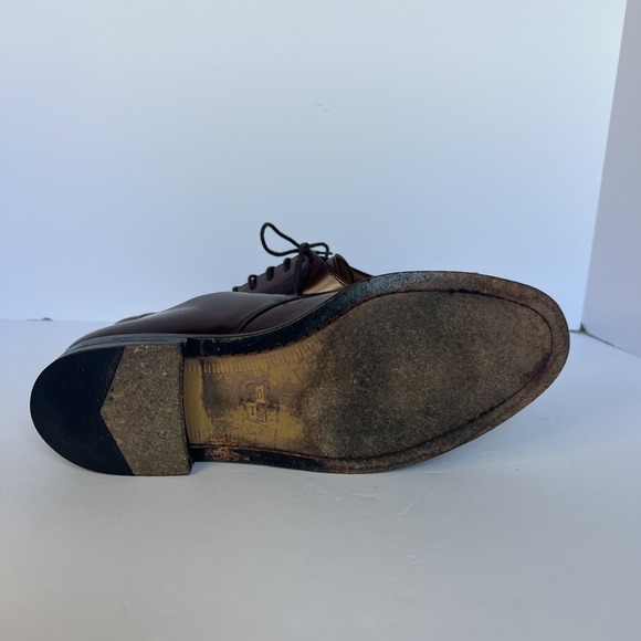 Cole‎ Haan Calhoun Mens Size 9.5D Shoes Leather Oxford Derby Mahogany Dress Wbox
